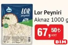 AKNAZ LOR PEYNİRİ 1000 G fiyat ve kampanya bilgisi